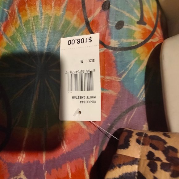 Vigoss Women Size M Leopard Print Faux Leather Jacket/. Coat - Picture 7 of 8